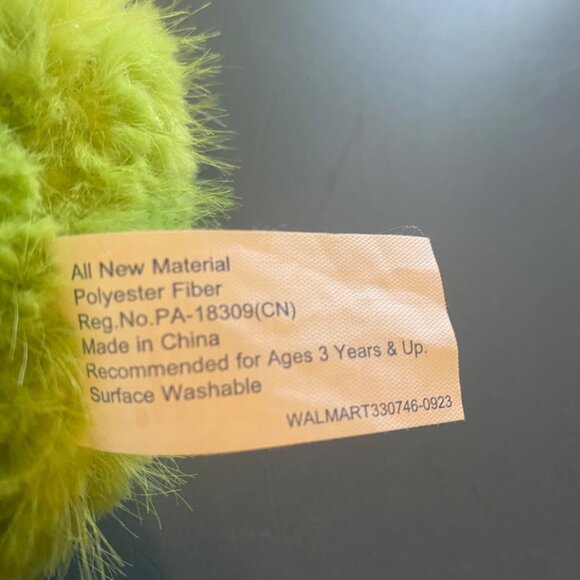 Walmart Plush Bunny Toys Soft Easter Bunny Dolls Lot of 2 Yellow Green 7.5" - Picture 6 of 9